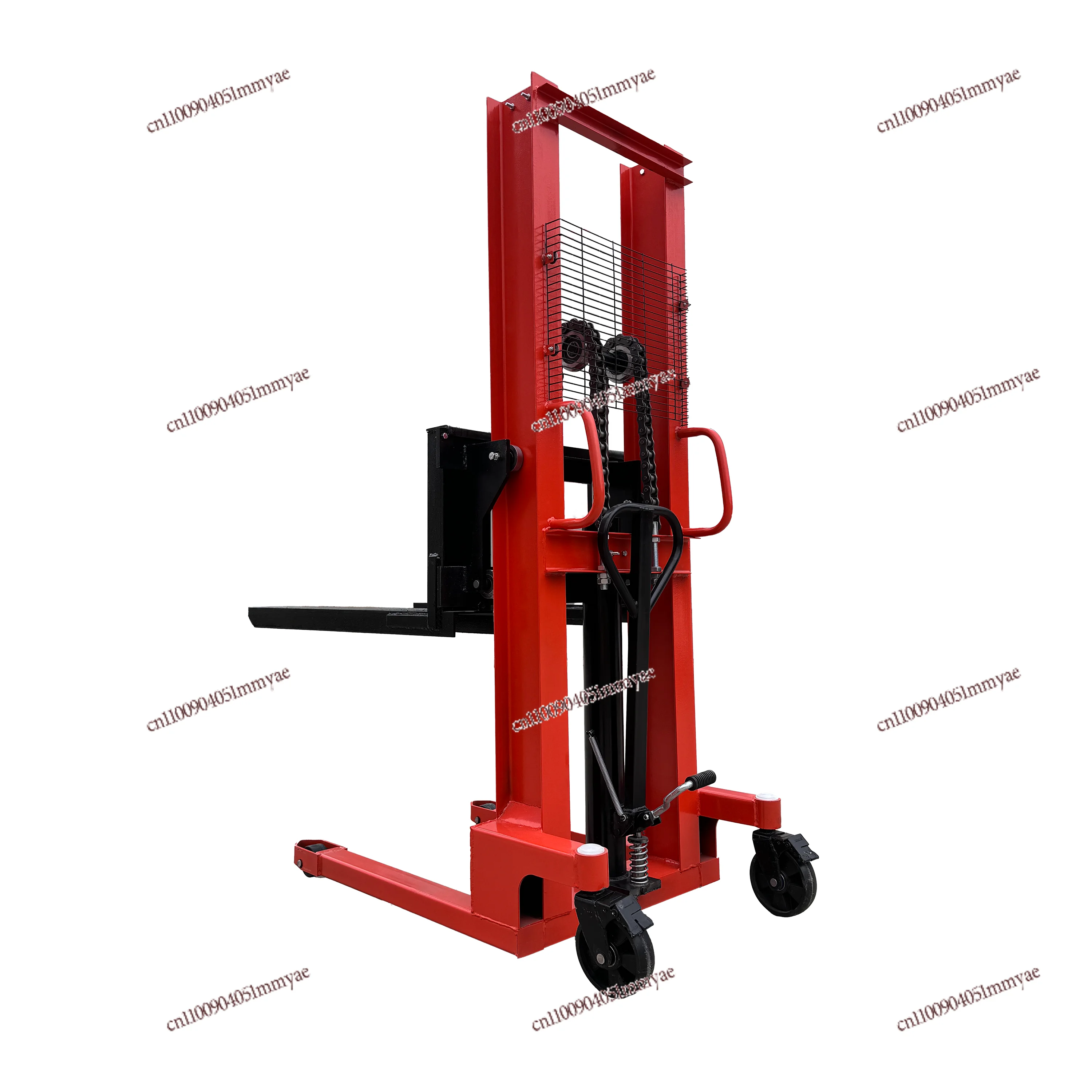 Brand New 1000kg 2000kg 3000kg Weight 1.6m 2m 3m Height Manual Pallet Stacker Truck Forklift Hand Hydraulic Lift