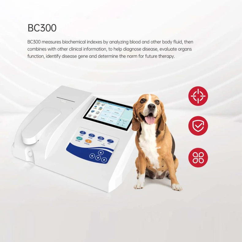 Factory Semi-auto Biochemistry Semi Automated Chemistry Analyzer For Pet Liver Kidney Function Blood Sugar And Blood Lipid Items