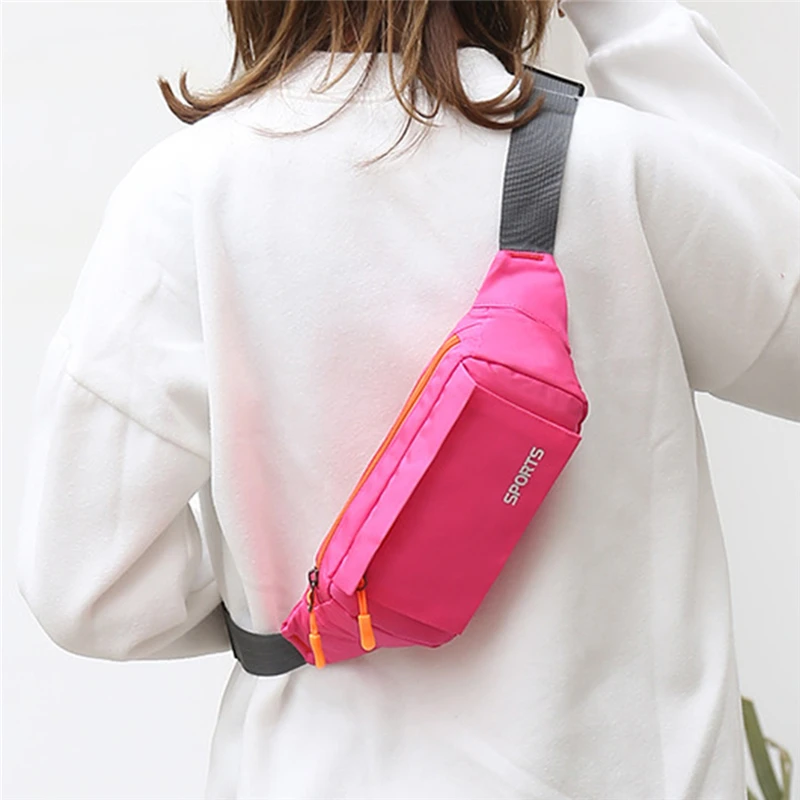 Men Women Sport Waist Pack Fanny Pack Crossbody Wallet Belt Travel Running Bag Fashion Sport Waist Bag Pouch Sports Fanny Bag