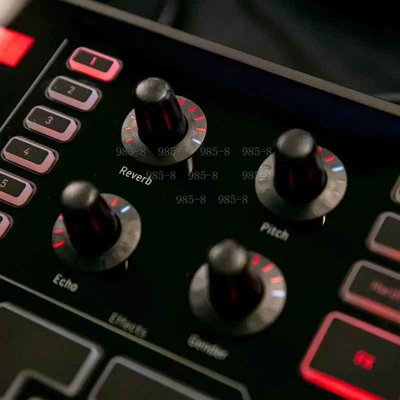 Multi-frequency Live Mixing Audio Interface, Professional Mixing Console with Sound Card Mixing Effects