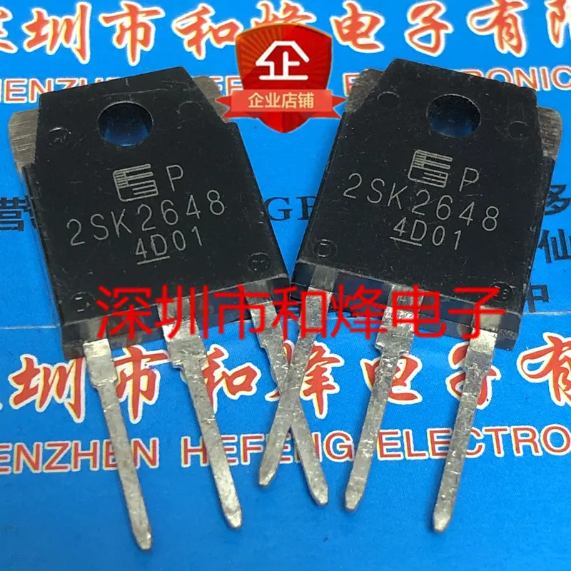 Free shipping  2SK2648 K2648  TO-3P 800V 9A       10PCS