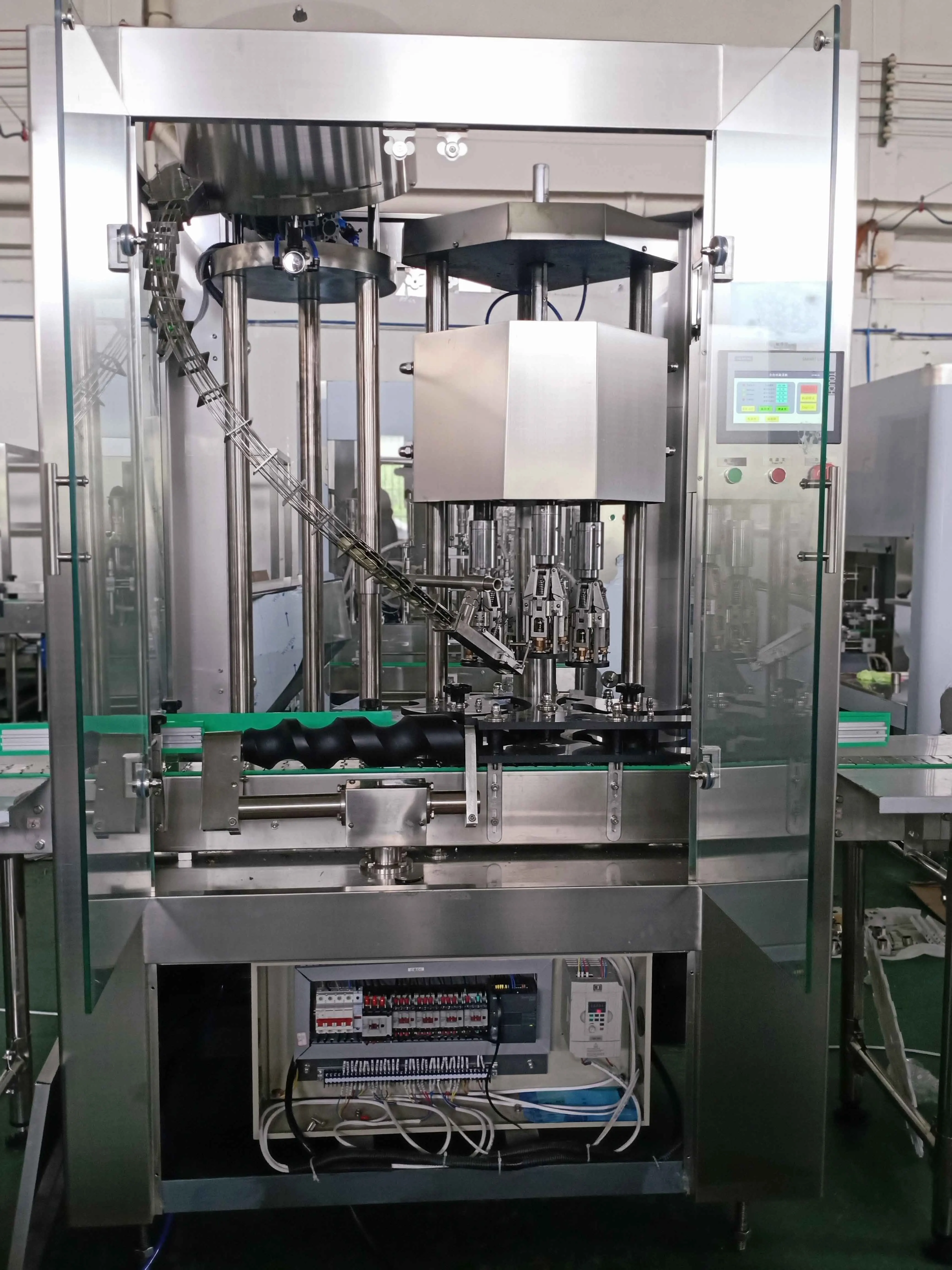 Bottle Cap Closing Machine Customized Cap Reblocking Machine Automatic Lid Locking Machine