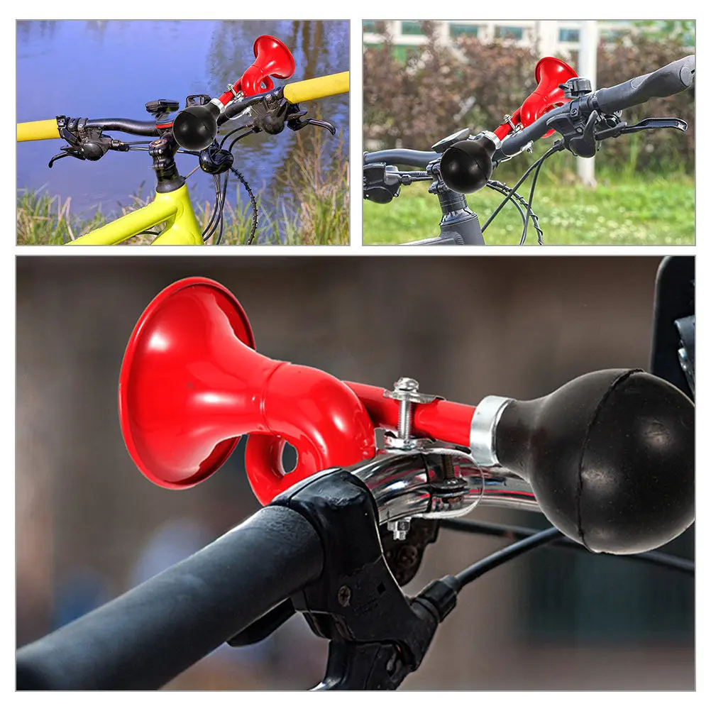 

2Pcs Professional Bike Horn Compact Wear-Resistant Handlebar Horn for Road Mountain Bike Clear Audio Outdoor Commute Use