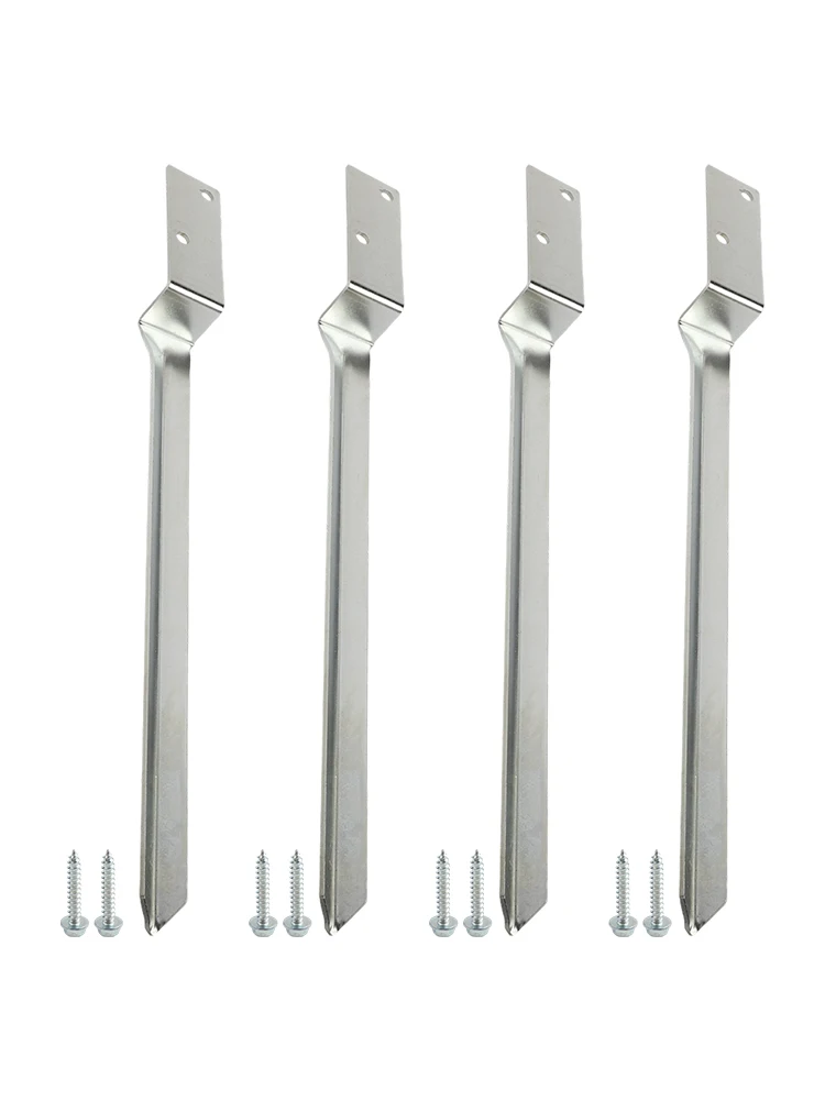 Garden Installation Silver Wood Grounding Anchor Wood Anchor Wood Post Sleeve High Load Capacity Stable Support