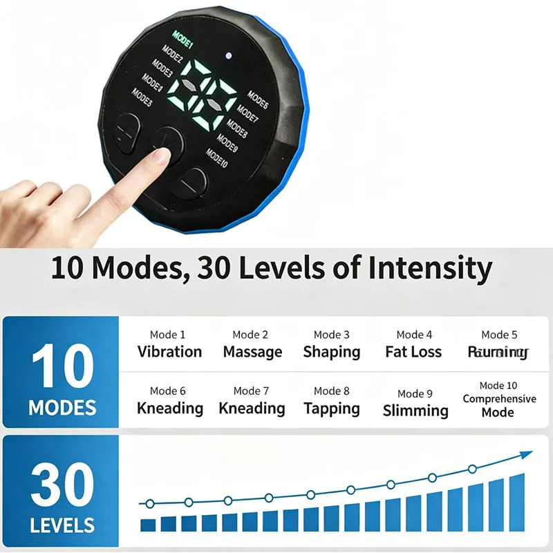 Smart Taille Bauch Muskel Trainer Muskel Toner Bauch Toning Gürtel Für Arm Bein Training Hause Fitness Massage Ausrüstung – Detail 2