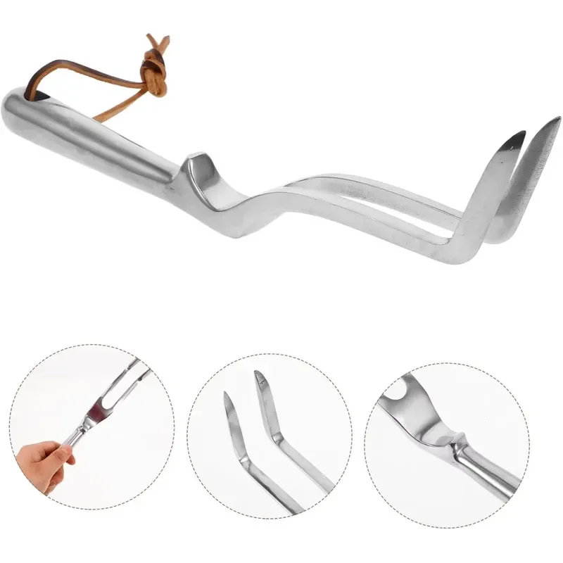for 7 Piece DIY Silver Ergonomic Aluminum Alloy Garden Weeding Tools Set with Polishing Handles Plant Maintenance Fast