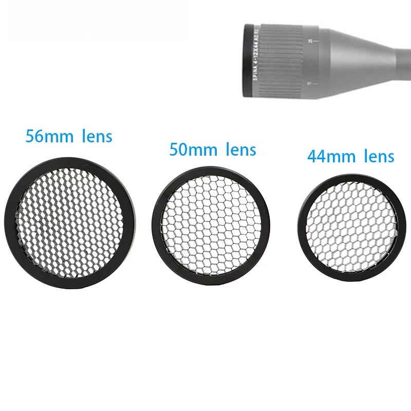 1PC Honeycomb Anti-glare Protective Cover Scope Mesh Protective Cover