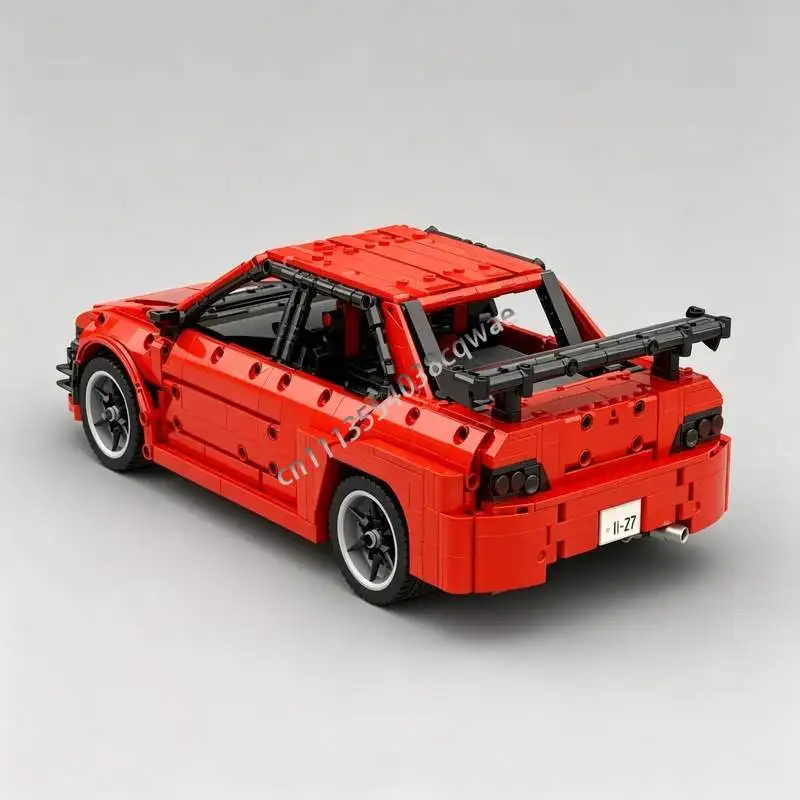 NEW 1558Parts Retro JDM Tuning Race Car Technical RC MOC Building Bricks Model DIY Assembly Performance Rally Collectible Gifts