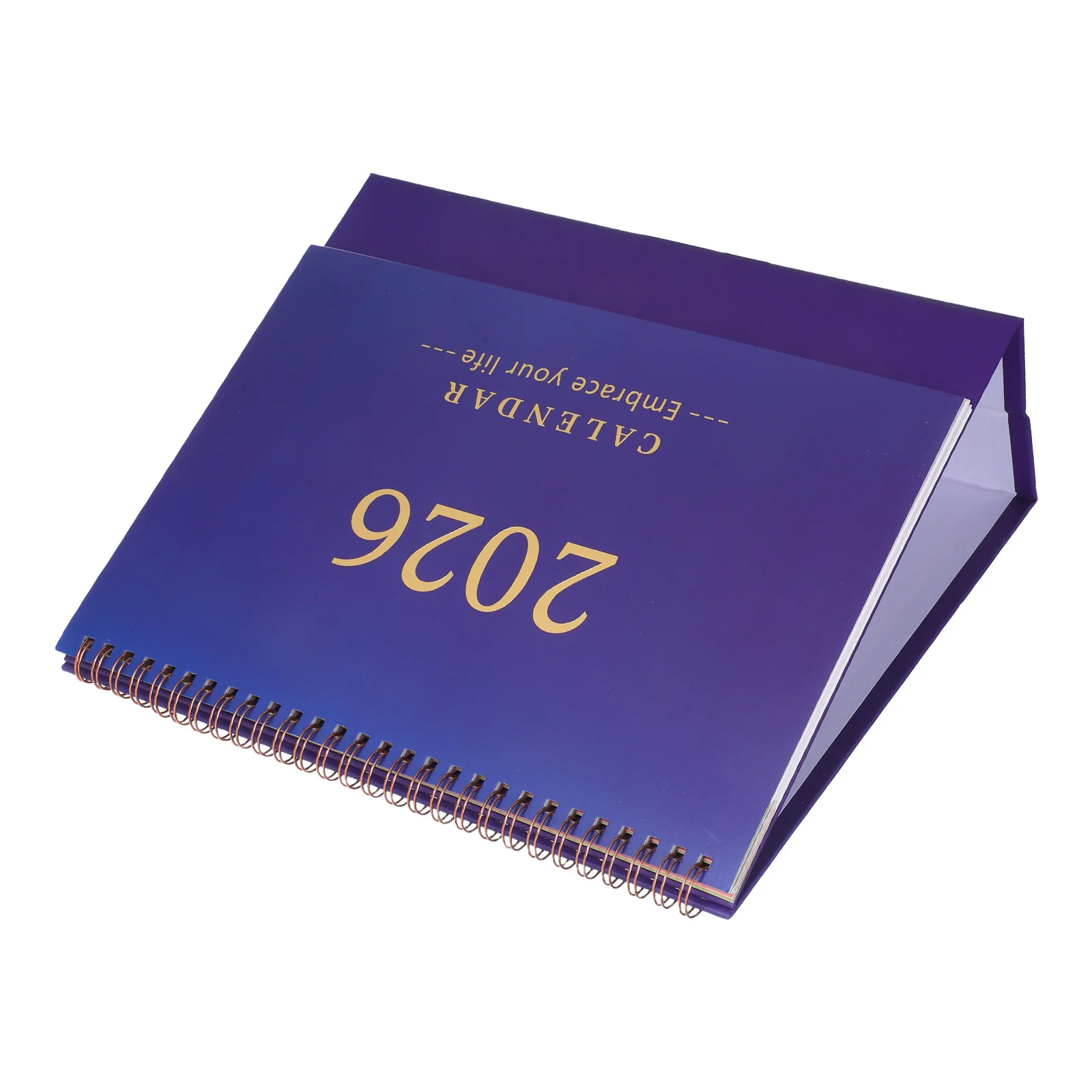 

Настольный календарь 2026, переплет на катушке, стоячий перекидной календарь, ежедневный ежемесячный планировщик повестки дня, офисный домашний планировщик