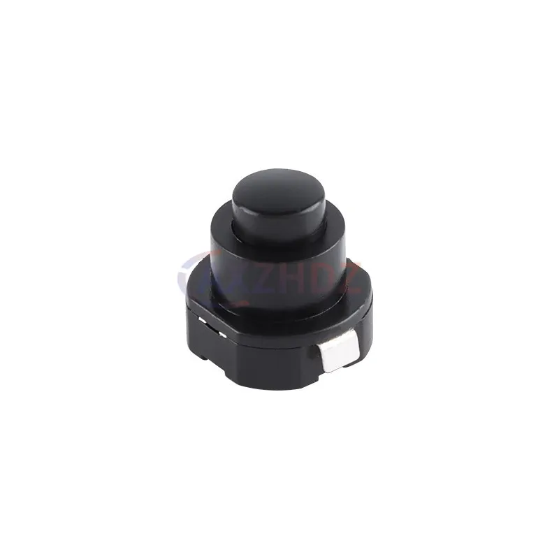 10PCS 1010X Small Circular Flashlight  ON-OFF Switch Power Supply Button Switch KAN-10A Self-Locking Button Push Button Switch