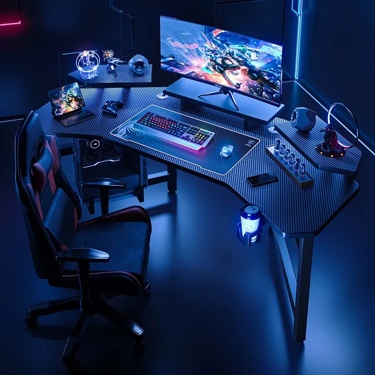 Aircraft gaming table desktop computer table and chair set home bedroom Internet celebrity live game table workbench desk