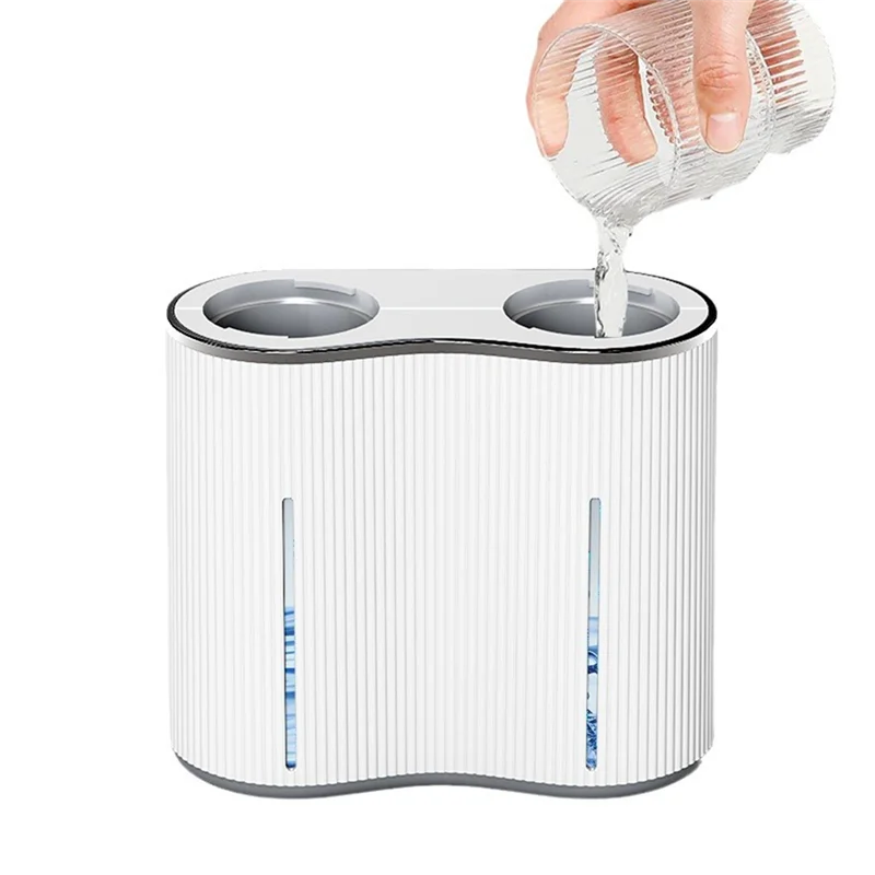 【Hot Selling】Double-Head Automatic Foam+Liquid Soap Dispenser Wall-Mounted USB Rechargeable Disinfectant Distributor Infrared Se