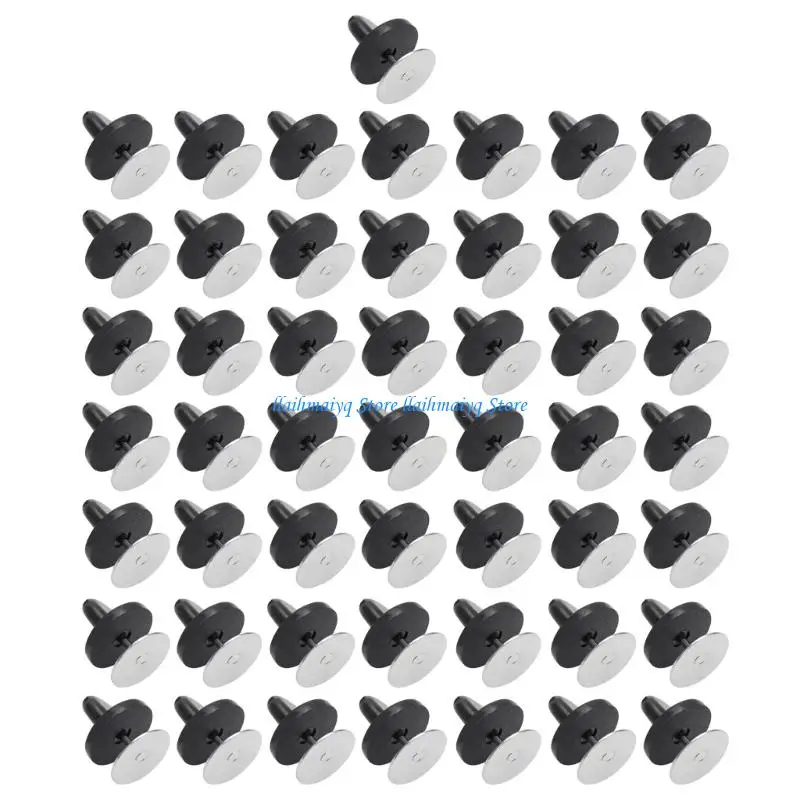 573B 50 Pieces Rubber Butterfly Buttons Cap Clasps for Sewing Projects Accessories Portable