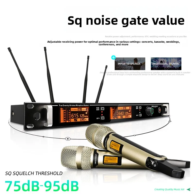 Professional 1500 meters ultra-long-distance wireless microphone microphone home singing outdoor performance