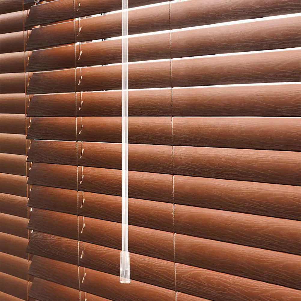 

6Pcs 15inch Clear Blind Wand Vertical Tilt Rod Replacement Parts Plastic Hook Installation DIY Decor