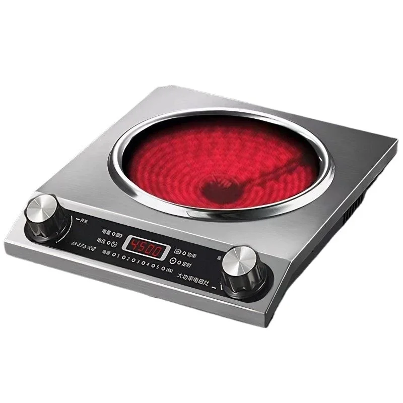 Household hot pot cooking timing multi-functional light wave stove