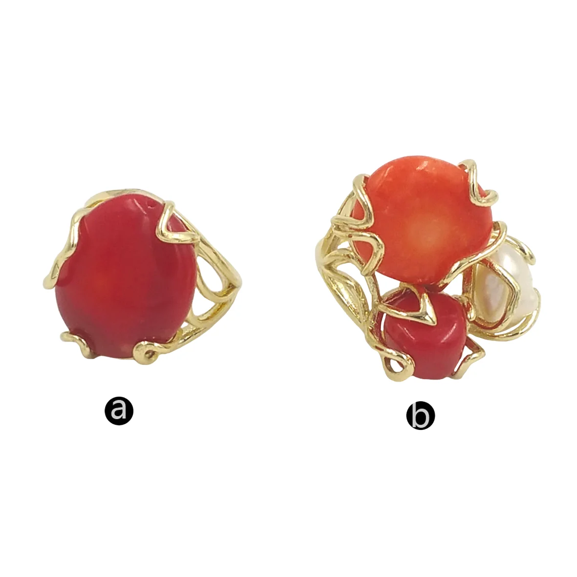 تصميم أصلي للسيدات، إعداد مخلب خاتم غير منتظم مصنوع يدويًا، مجوهرات أوروبية أمريكية، إكسسوارات أنيقة للحفلات