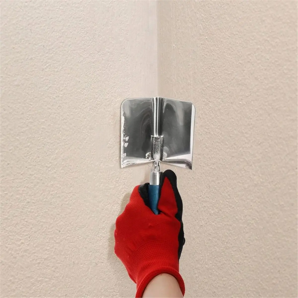 2 Pieces Drywall Corner Tool Set, Inside and Outside Corner Knife, Stainless Steel Corner Trowel, Concrete Finishing