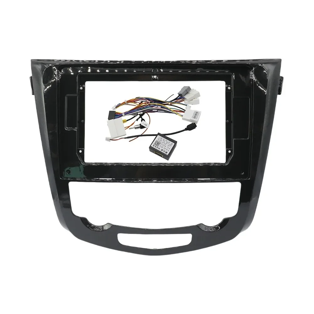 For Nissan X-trail 2014 10 Inch Car Navigation Frame Auto Parts Android Dvd Radio Fascia Instrument Trim Panel