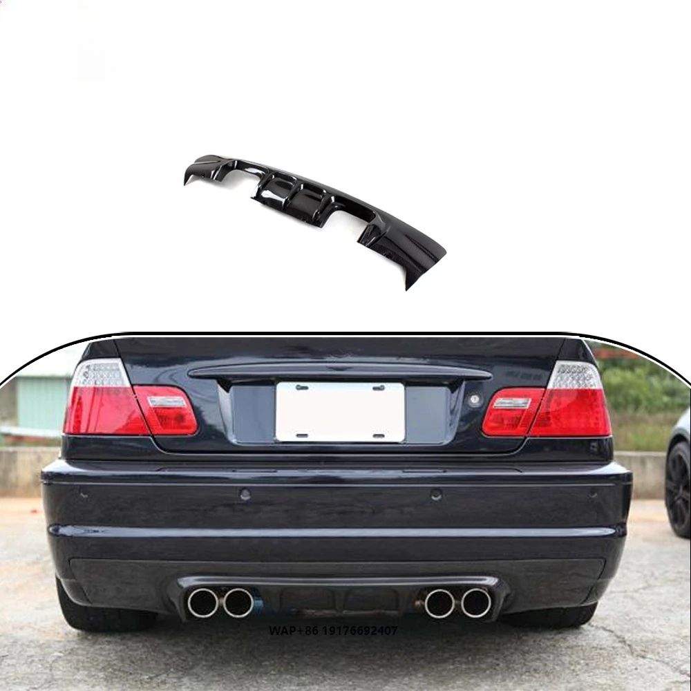 

Carbon Fiber Rear Bumper Diffuser forBMW E46 M3 car bumpers e46