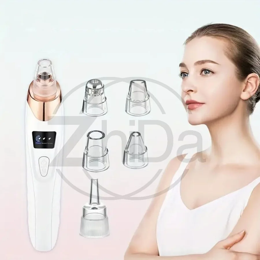 Rechargeable Blackhead Remover Vacuum Long Lasting Battery Electric Facial Pore Oil Cleansing Tool