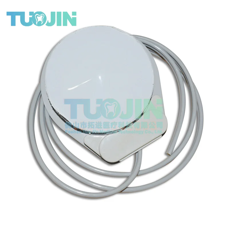 Dental Chair 2 Holes Standard Dental Control Foot Switch Round Pedal  With Tube Hose Cable Dental Chair  Accessories Spare Part