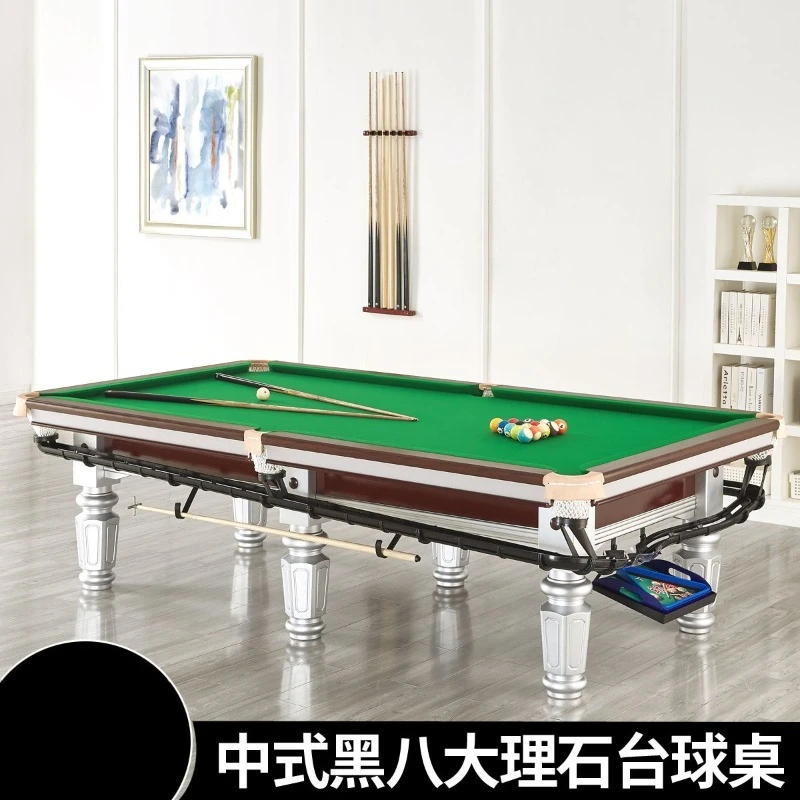 Eight standard tables in the pool table, automatic return table in the steel warehouse of the pool hall