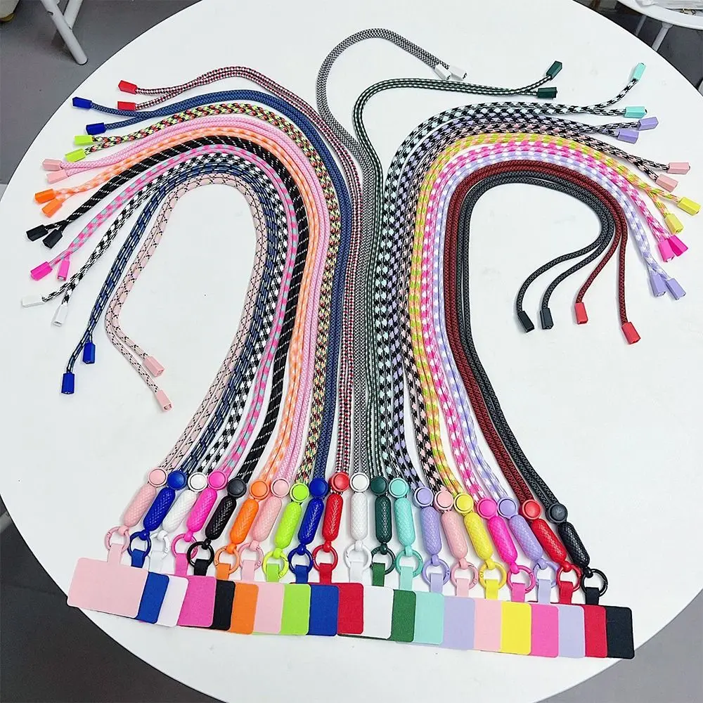 جديد قابل للتعديل شنقا حبل النايلون متعدد الوظائف الرقبة شنقا DIY سلسلة هواتف المحمول الهاتف المحمول
