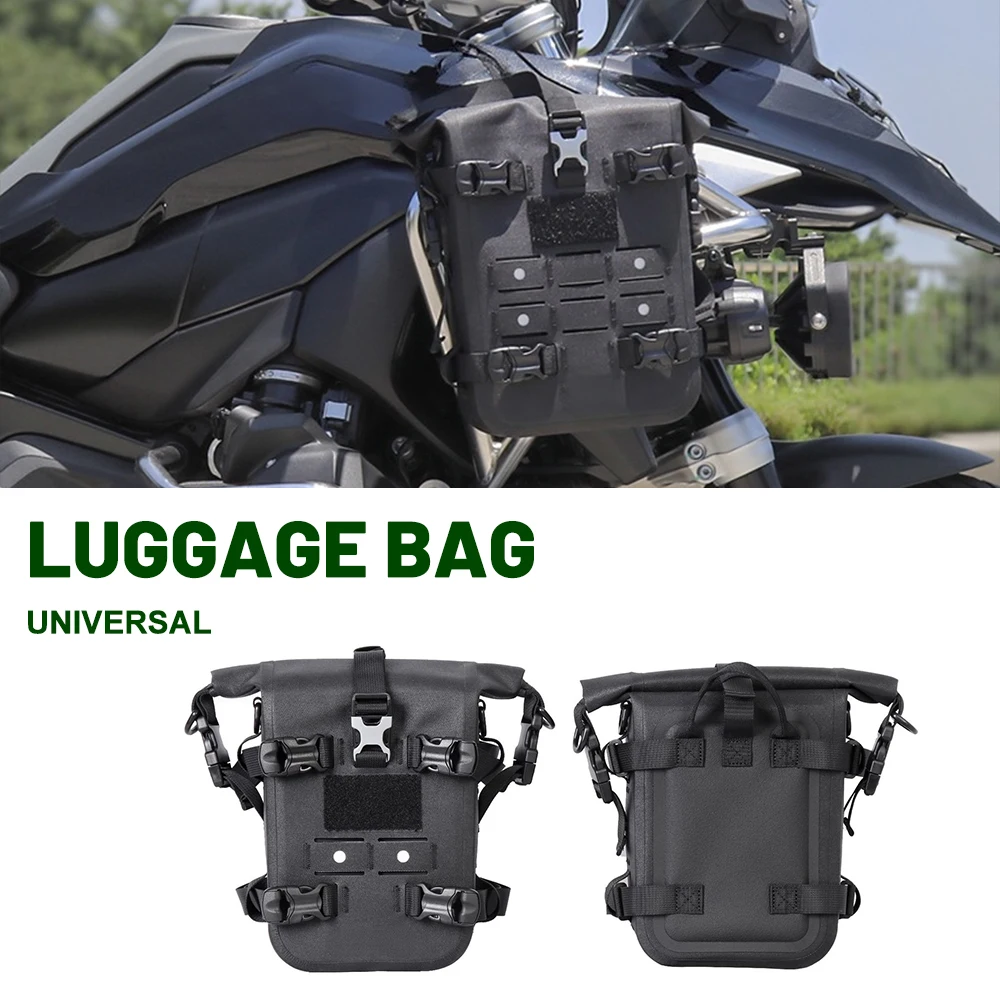 Multifunct Motorcycle Crash Bar Bag Waterproof Travel Outdoor Dry Luggage Roll Pack Bag