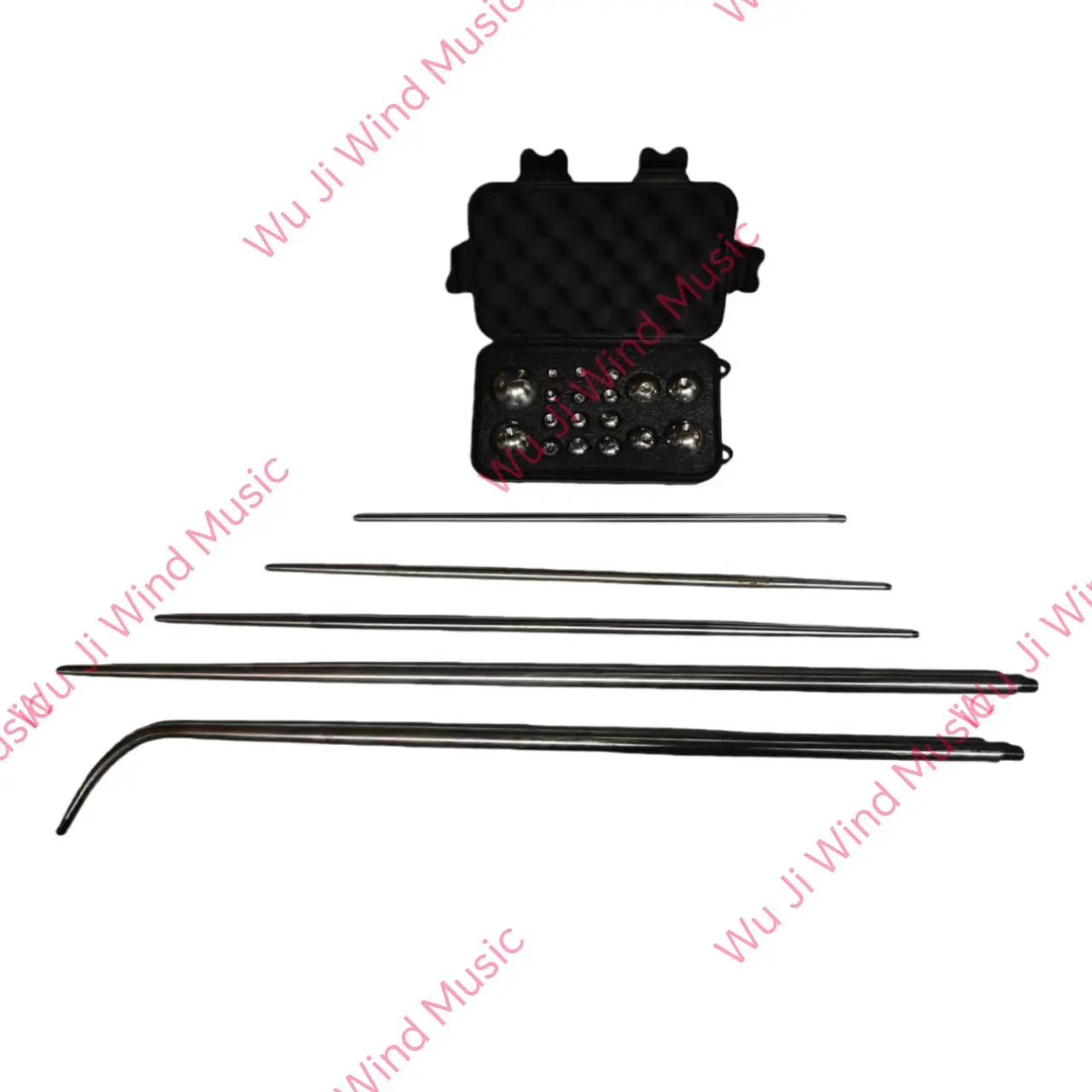 New tool for professional maintenance of wind instruments, 18 balls+5 strokes