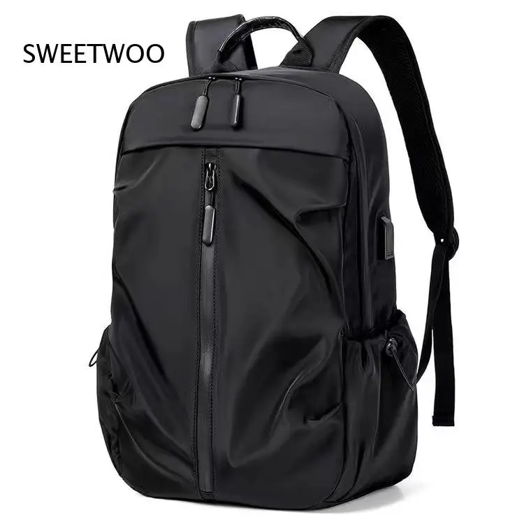 Men Women Ins-Neutral-Tone Casual Luggage-Strap Commute Laptop Schoolbag