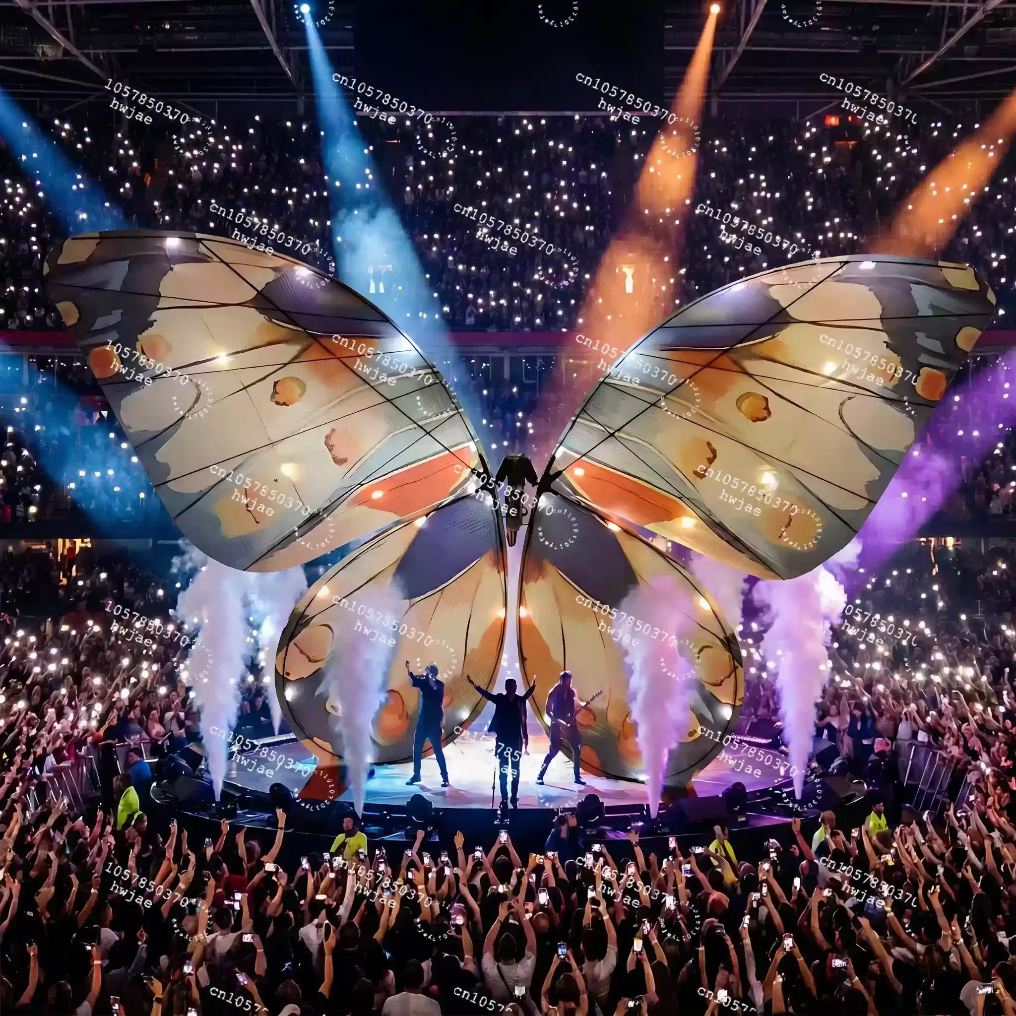 Remote Control Bionic Butterfly Flapping Wing Aircraft Easy To Operate Powerful Motor Stage Performance