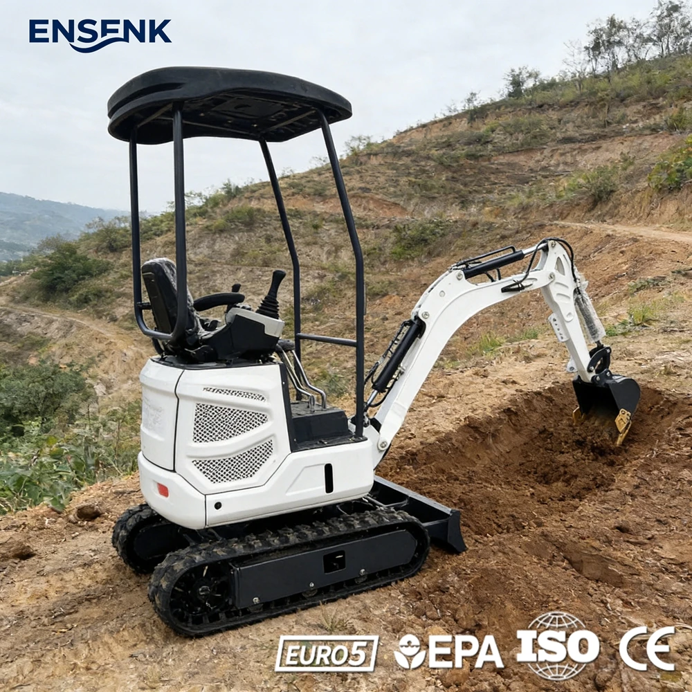 

Mini Excavator 1.2Ton 1.5Ton Construction 1.8Ton 3.0Ton Diesel Engine EPA Euro 5 CE Factory Direct Sale Digger Europe