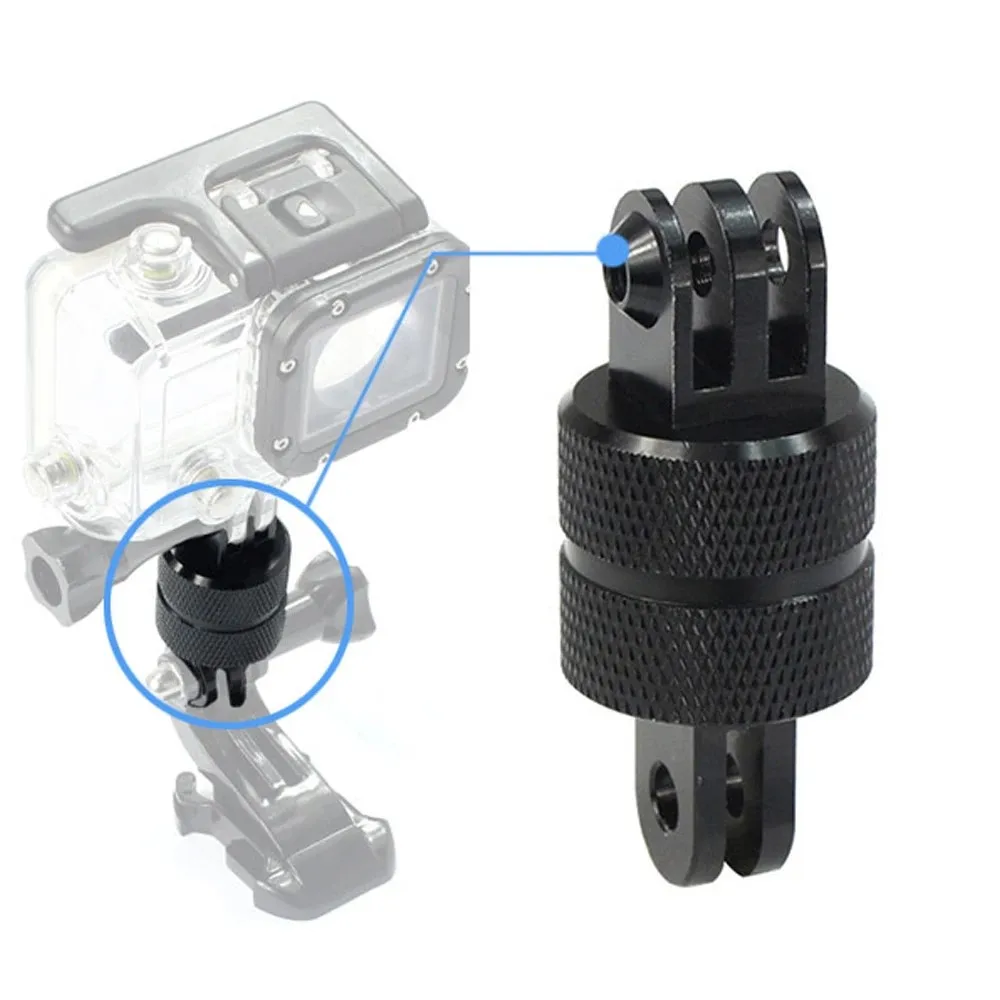Suporte de Tripé de Alumínio Giratório 360 Graus JINTU para Gopro Hero 7 6 1 2 3 3+ 4 5 Session Xiaomi Yi SJ Sjcam Acessório