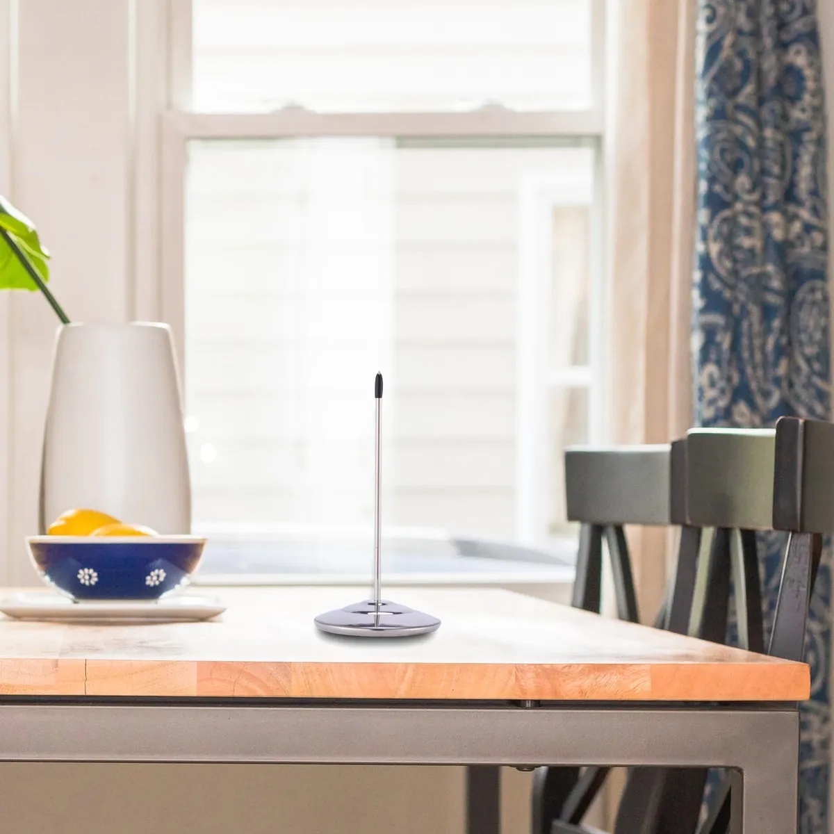 

Держатель для чеков из нержавеющей стали, настольный органайзер для счетов, вилка-держатель для квитанций, офисная папка для чеков