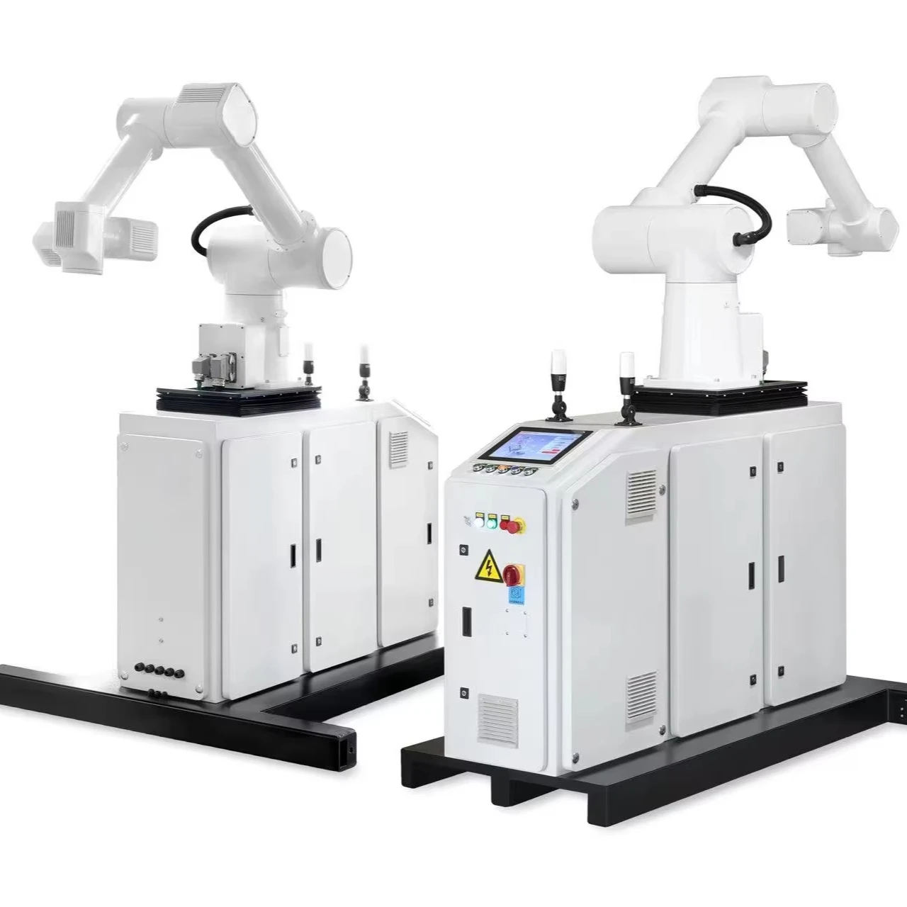 Collaborative Robot Arm Industrial Cobot Vision Guided System Random Pick Place Dynamic Object Sorting Conveyor Belt Packaging