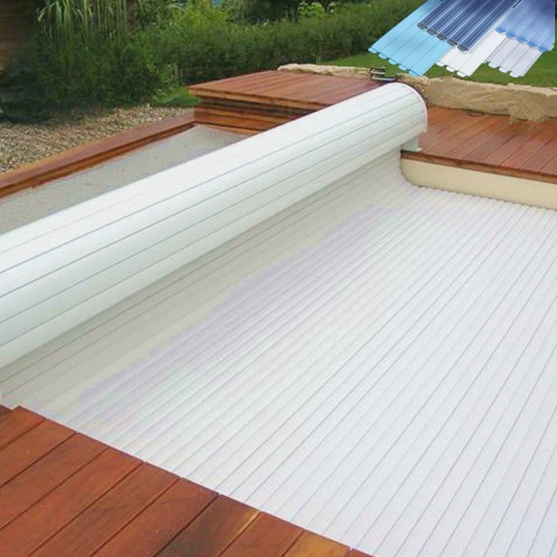 Anti-aging and anti-corrosion, swimming pool PC floating strip thermal insulation cover, anti-evaporation safety cover