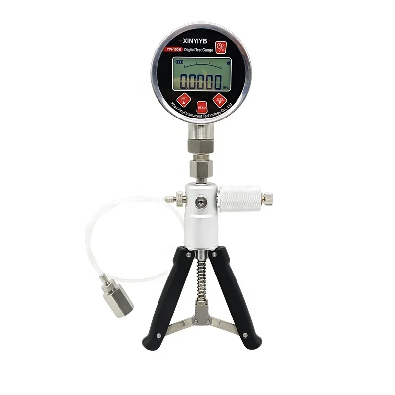 40 Bar Gauge Calibration Pump Digital Portable Hydraulic Hand Held Pressure Calibrator