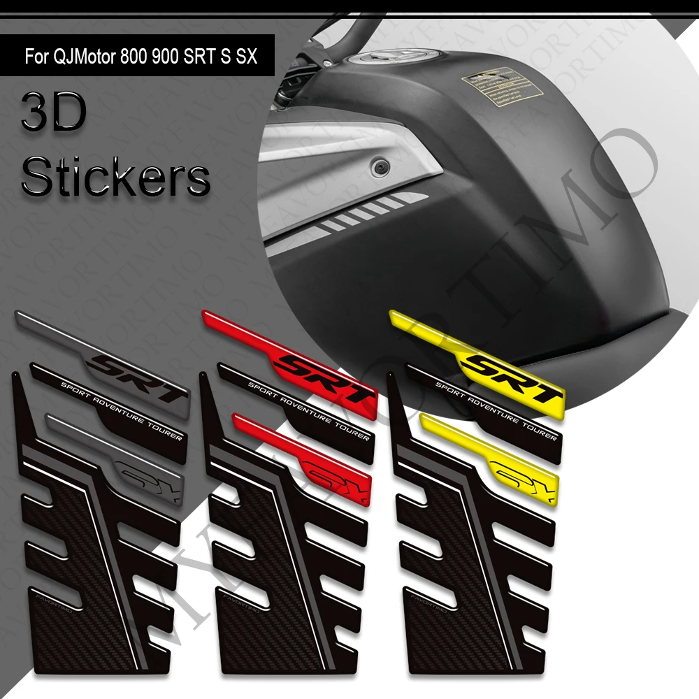 Motorcycle For QJMotor QJ Motor SRT 800 900 S X SX Tank Pad Cap TankPad Gas Fuel Oil Kit Knee Fender Stickers Decals Protector