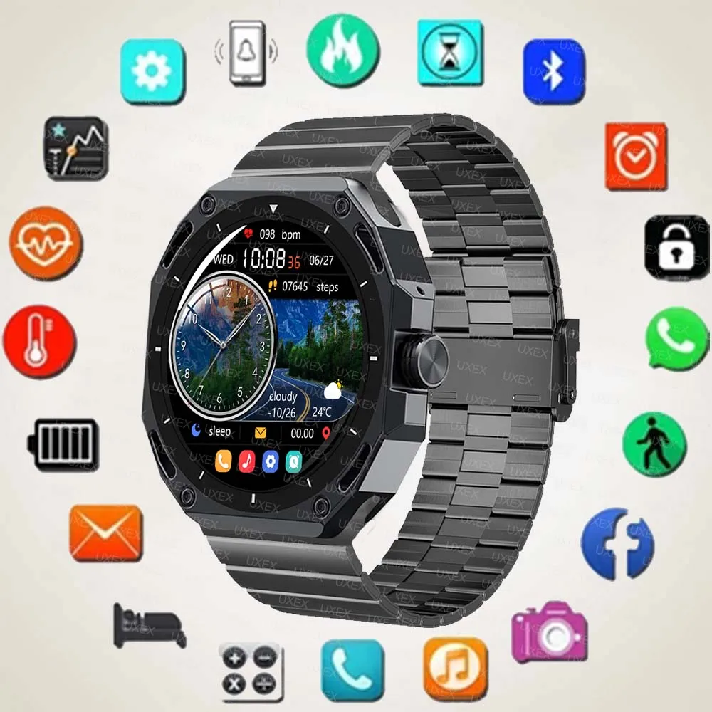

2026 New Smartwatch 1.53 HD Display Health Tracking Bluetooth Call Voice Assistant Sport Multifunction Smartwatch Outdoors Men's