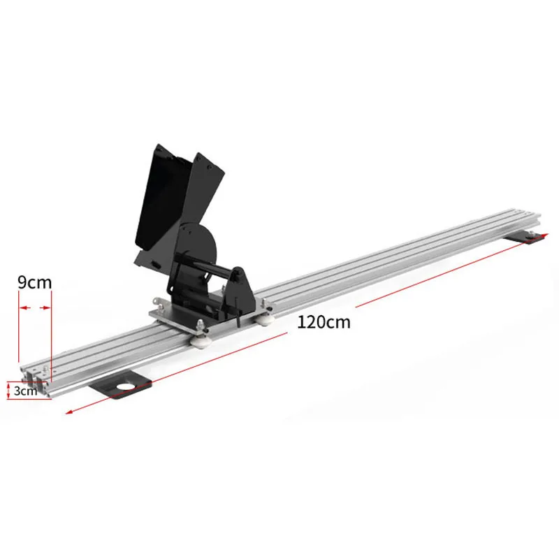 Wall Cutting Machine with 2.4m Guide Rail Doorway Opening Concrete Cutting Door and Window Cutting 620mm Blade Slotting Machine