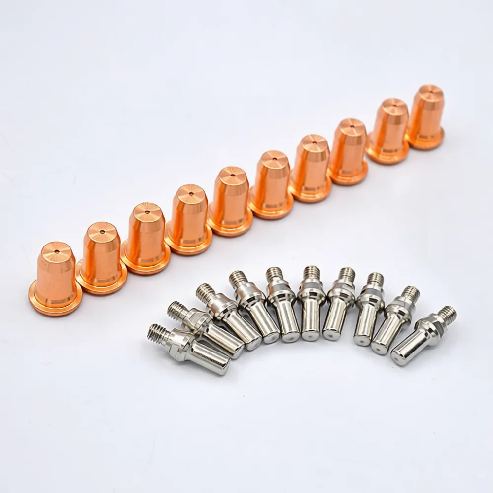 High Quality Plasma Cutter Parts For PT60 Torch Consumables Electrode Nozzle Set Industrial Metal Cutting Welding Tools