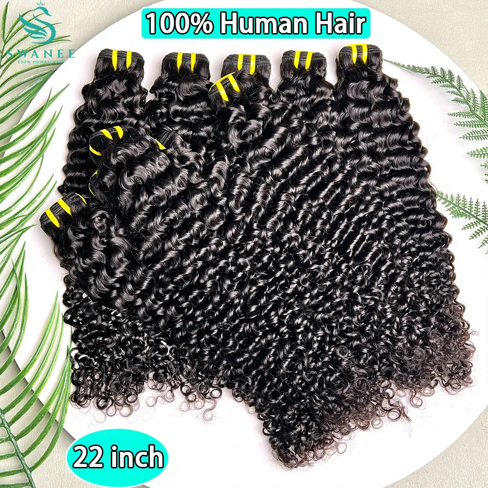 

Вьющиеся 100% пучки человеческих волос Пучки глубоких вьющихся волос Плетение необработанных волос 10-30 дюймов Свободные пучки человеческих волос с глубокими волнами