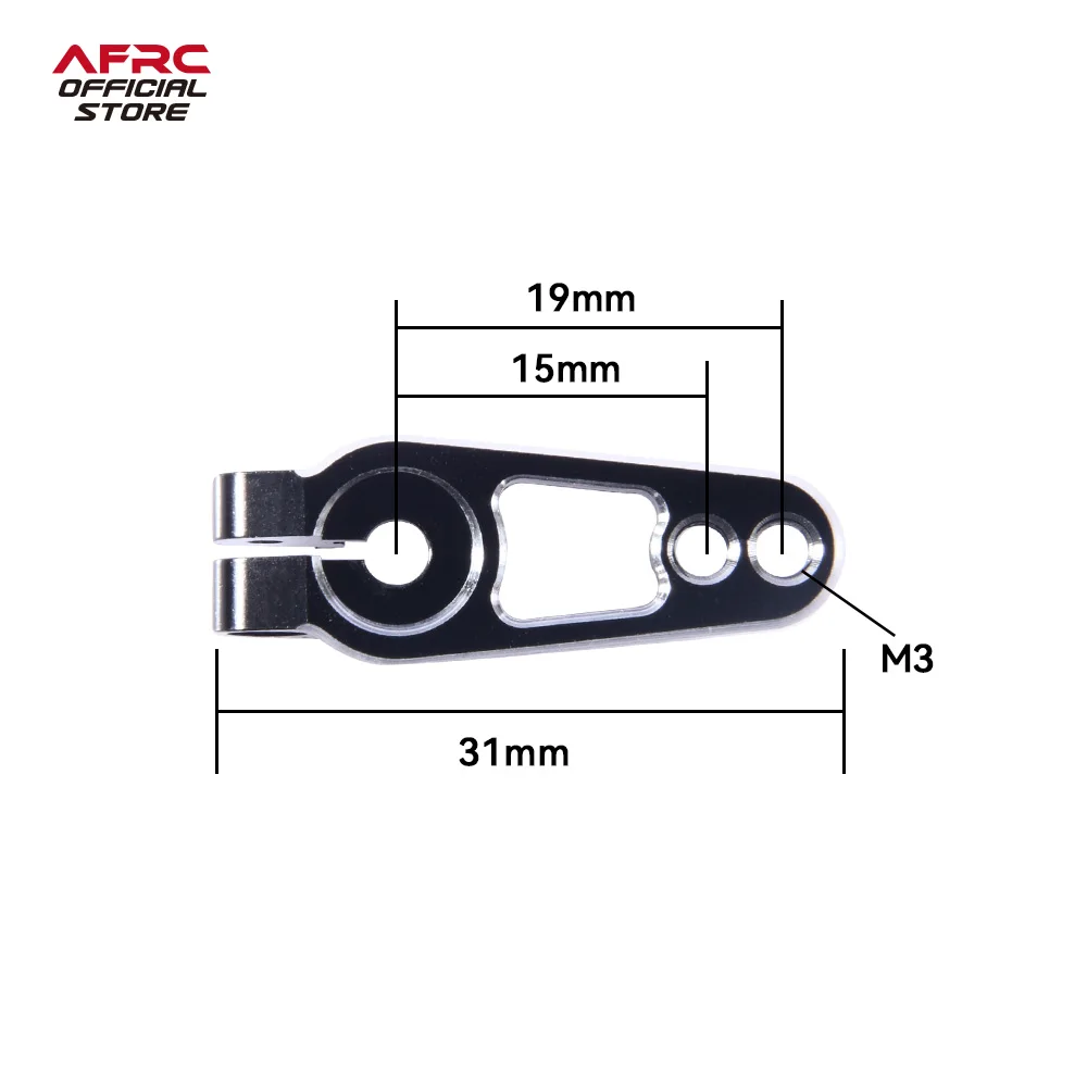 AFRC-SH04 Aluminum 25T Servo Horn Arms for AFRC Futaba Xcore HL HSP HD Power RC Tools Standard Servo Motors DIY Assembly