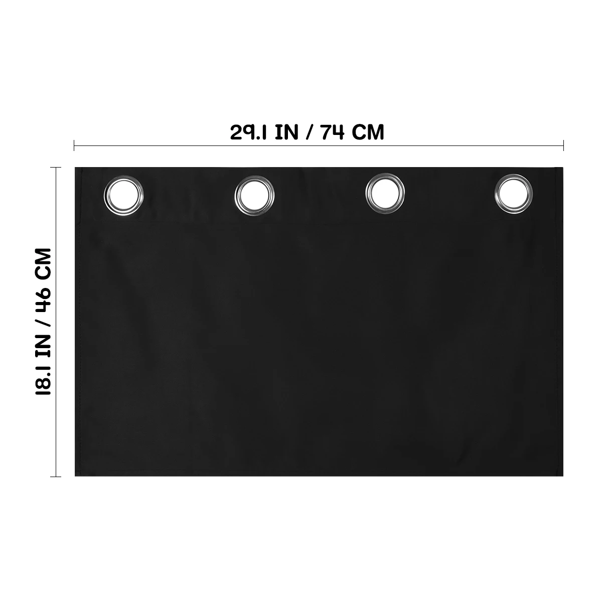 

Vorcool 74X46Cm Pure Color Light Blocking Short Curtains Kitchen Balcony Home Decor Modern Window Curtain For Bedroom