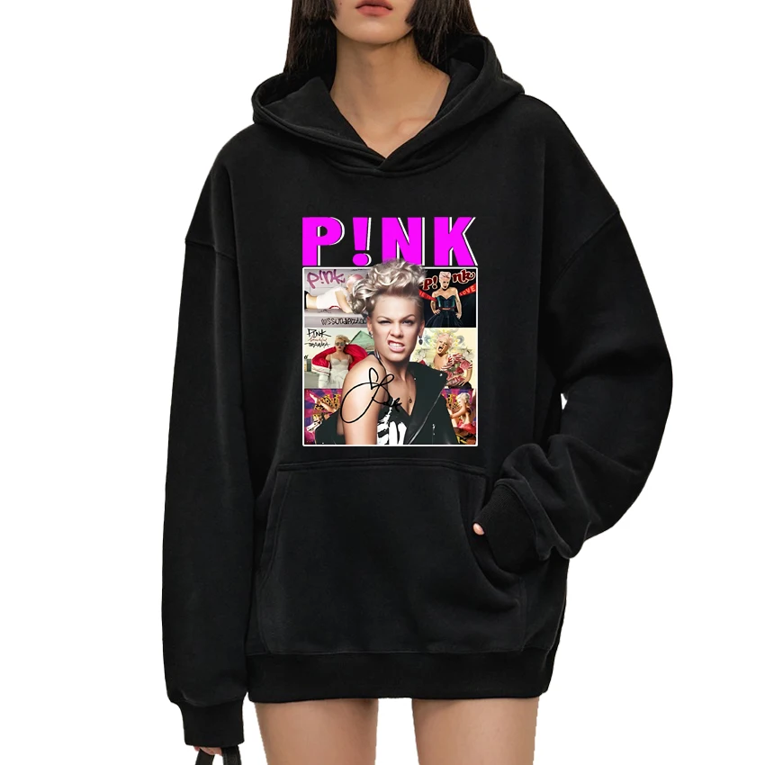 Hot sale P!nk Pink Trustfall Tour 2024 Graphic Hoodie Men Women Fashion Y2k Casual Sweatshirt Unisex Fleece Long sleeve pullover