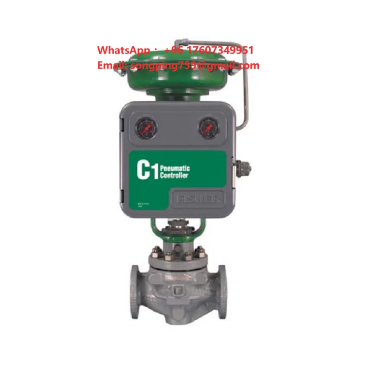 Chinese Control Valves With Pneumatic Actuator and Fisher C1 Pneumatic Controllers and Transmitters