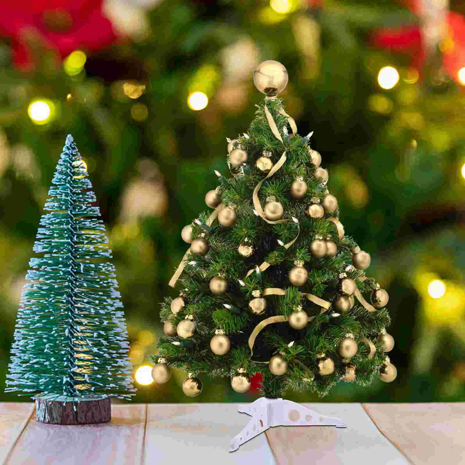 

Detachable Christmas Tree Base Stand Sturdy Plastic Triangle Support for Party Decor Easy Assembly Storage Xmas Tree Bracket