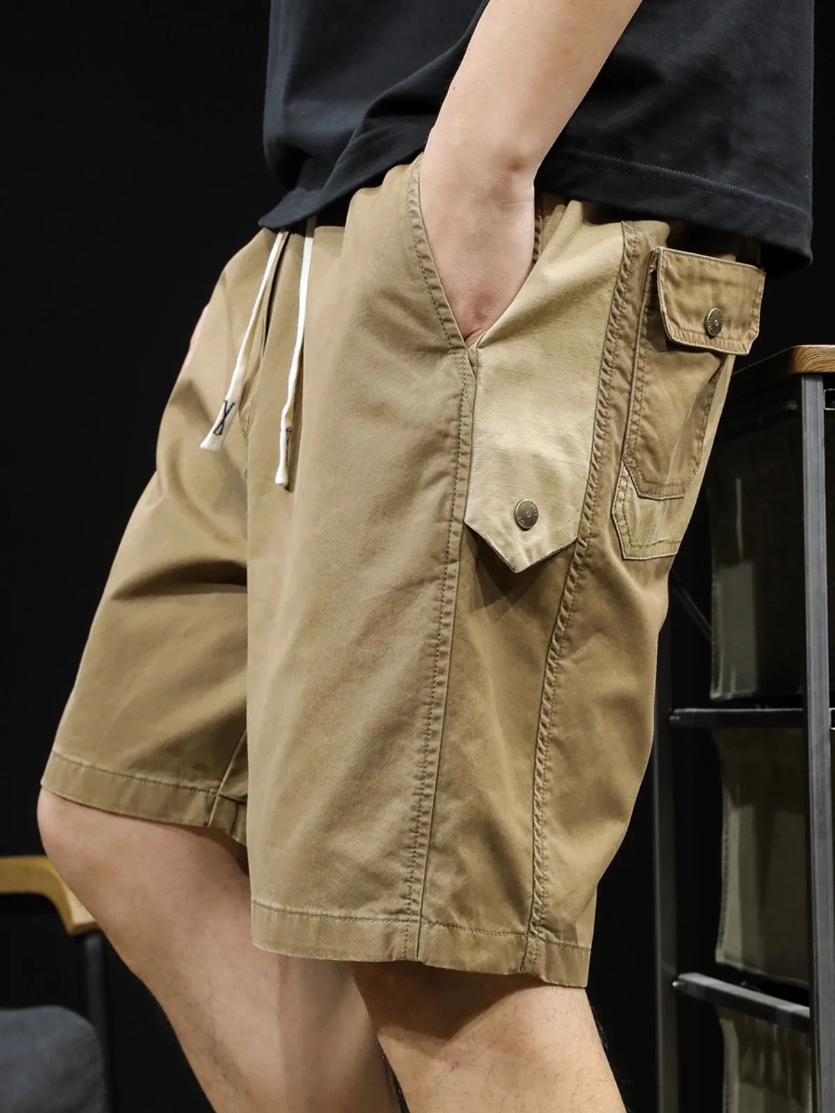 

Американские рабочие шорты-бриджи для мужчин, летние, новые, повседневные, для активного отдыха, прямого кроя, стандартной посадки, модный бренд