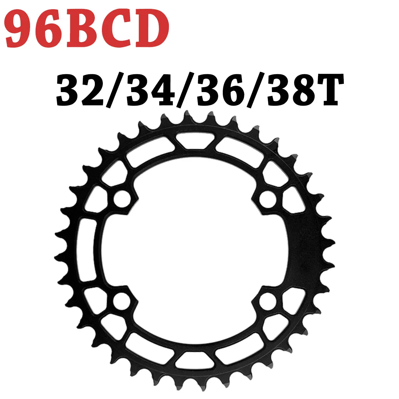 96BCD MTB Chainring 32T 34T 36T 38T Mountain Bike Sprocket 96 BCD Bicycle Sprocket Bikes Star for Shimano MT510 M5100 U6000